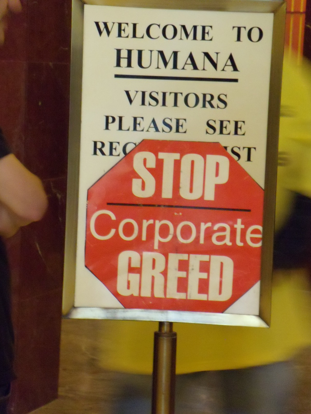 Standing Up And Sitting Down For Healthcare At Humana Headquarters ...